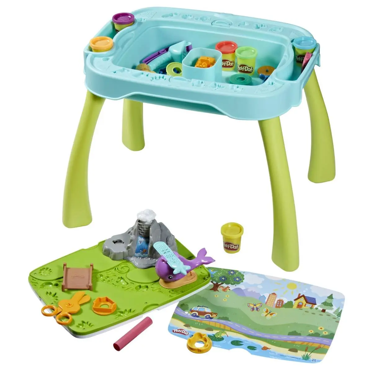 Play-doh F6927 Activity Table Playset 6 Cans Ages 3+