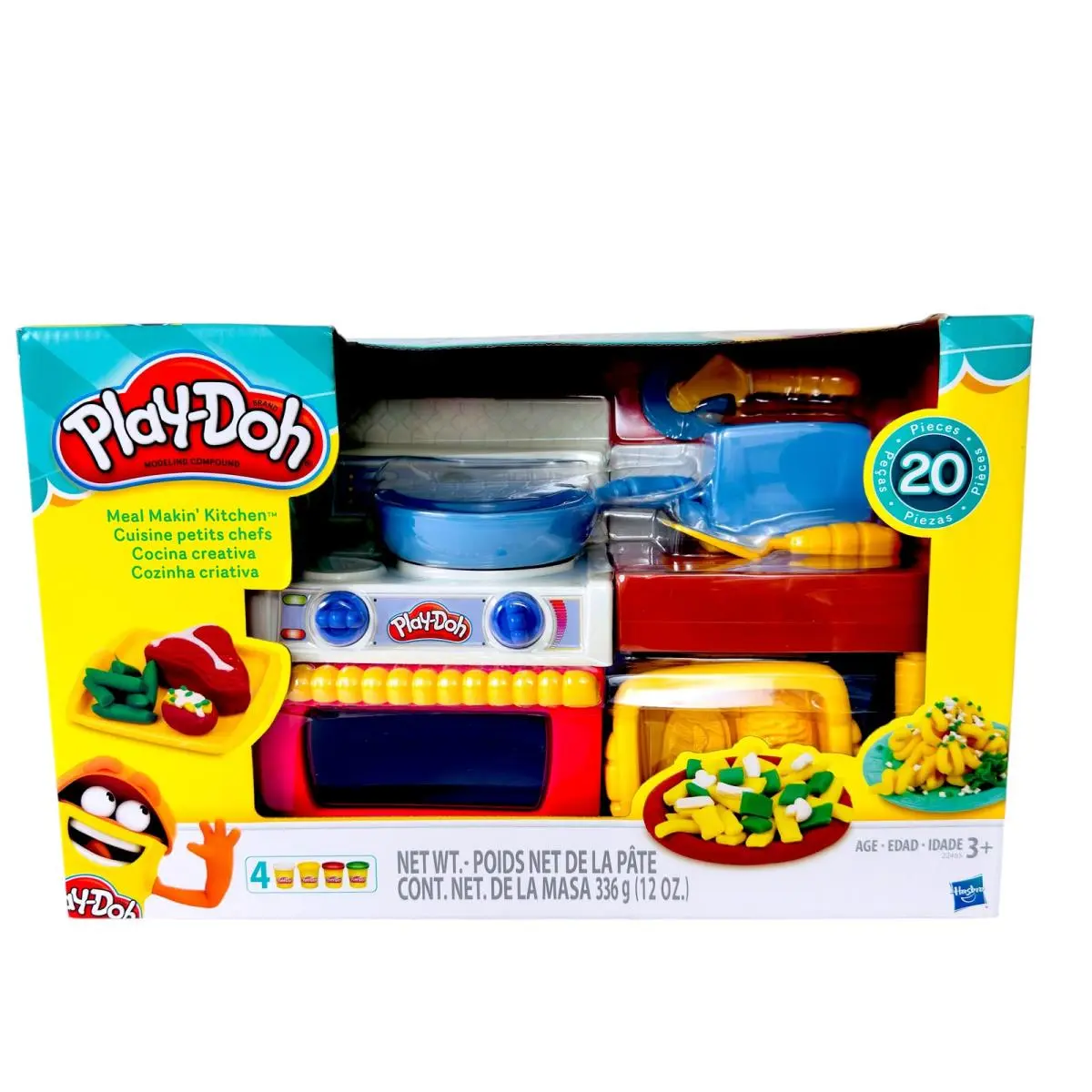 Play-doh Meal Makin` Kitchen Playset 20 Pieces Creative Stove Toys For Kids 3+