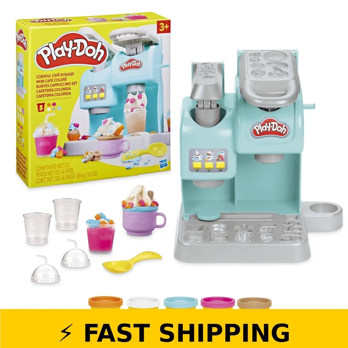 Play-doh Kitchen Creations Colorful Cafe Playset