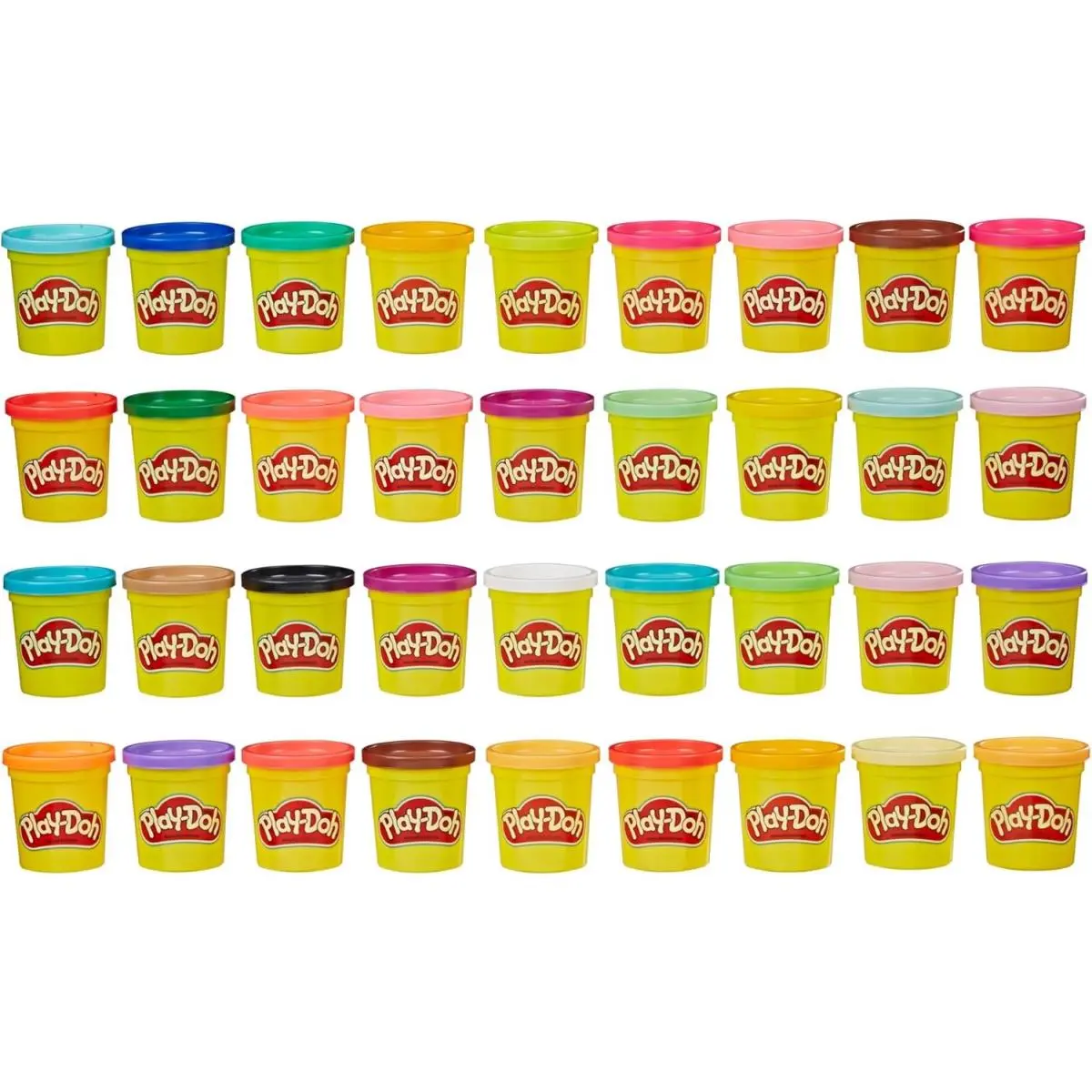 Play Doh 36 Pack 3 Oz Cans Modeling Compound