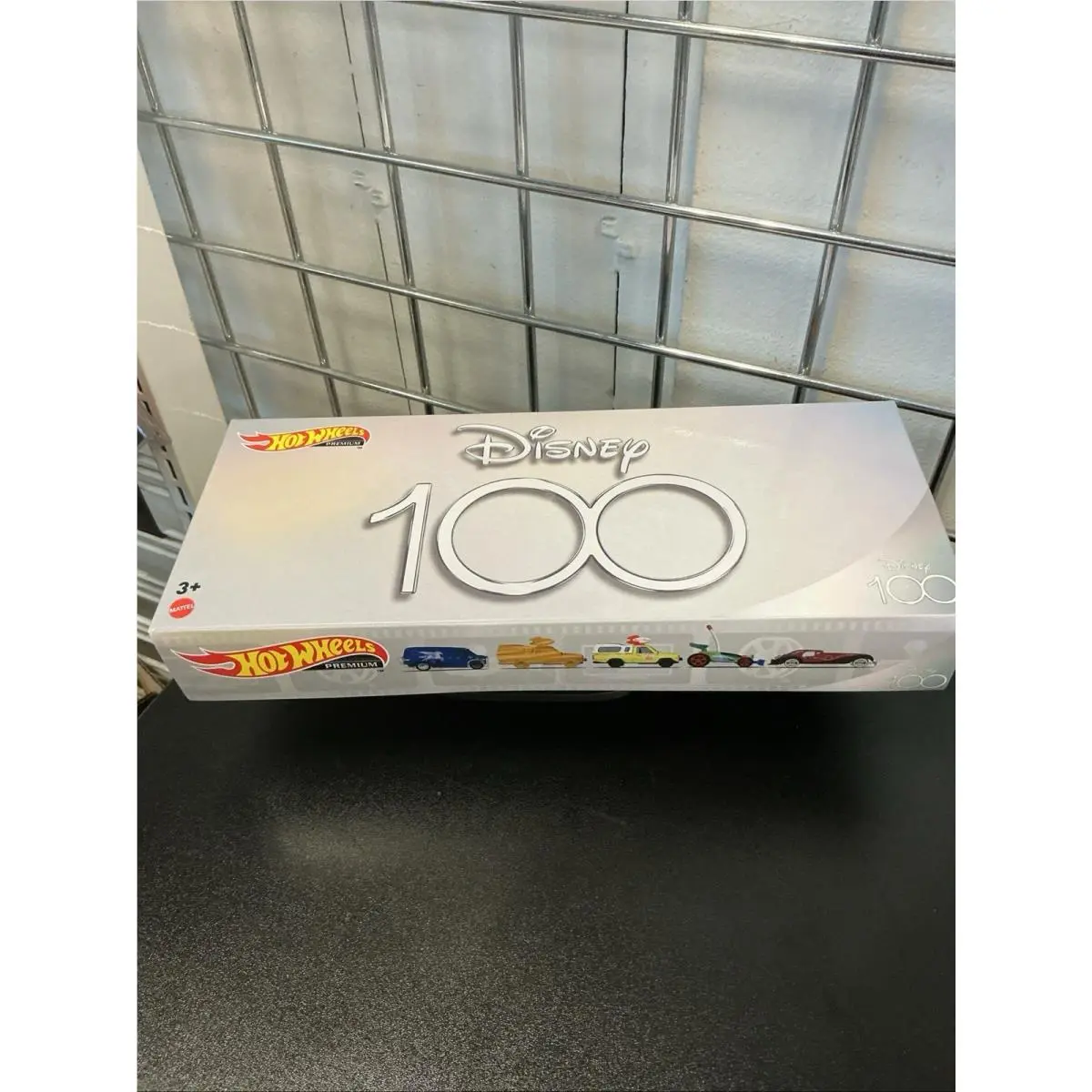 Hot Wheels Premium Disney 100 Years Set OF 5 Car Collectors Box