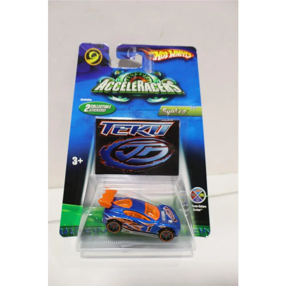 Hot Wheels Acceleracers Synkro-teku Series Orange Spoiler Variation 2005