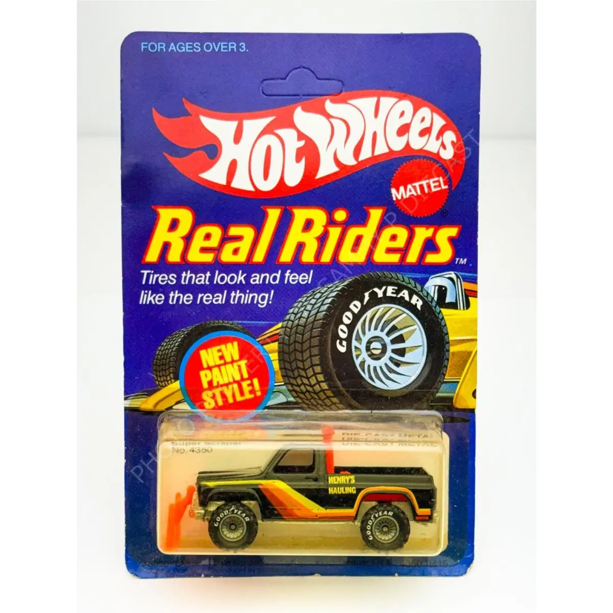 Hot Wheels Blackwall Real Riders Super Scraper Gyg 4350 in Blister