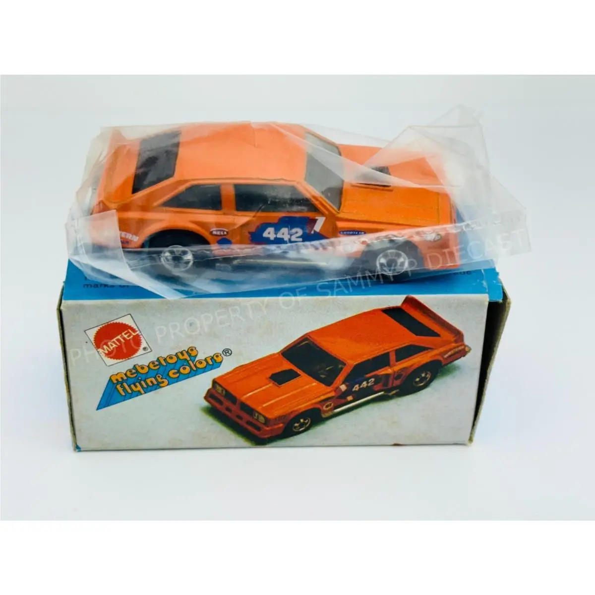 Hot Wheels Mebetoys Blackwall Flat Out 442 Orange Flying Colors