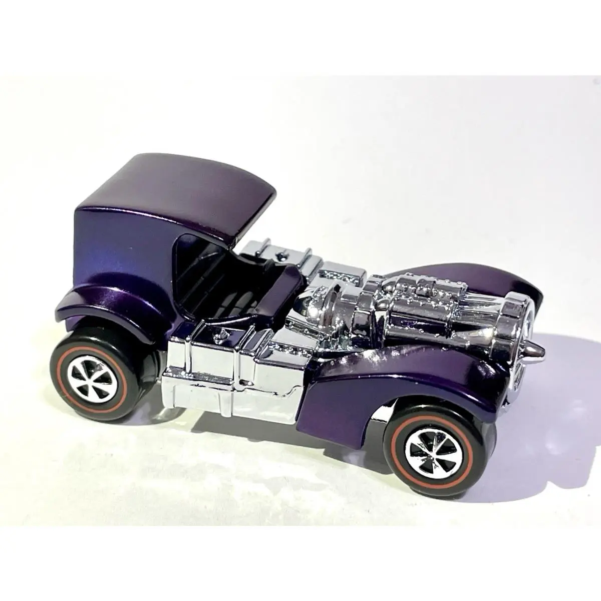 Custom Made Hot Wheels Redline Superfine Turbine Royal Purple - Only 1