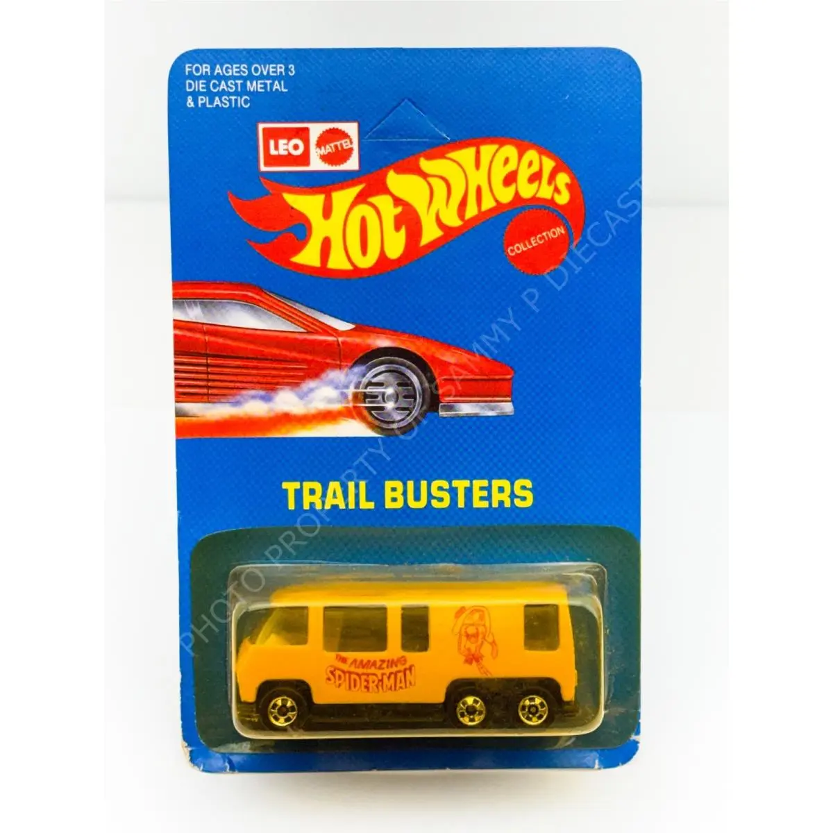 Hot Wheels Leo India Blackwall Gmc Motorhome Yellow Spiderman Blisterpack