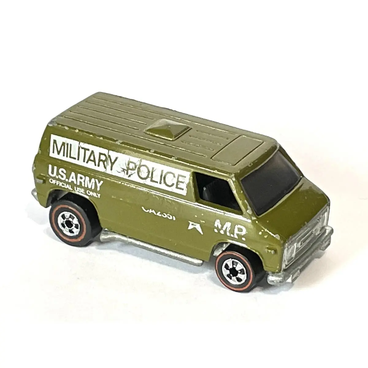 1974 Hot Wheels Red Line Flying Colors Olive U.s. Army Military Police Super Van