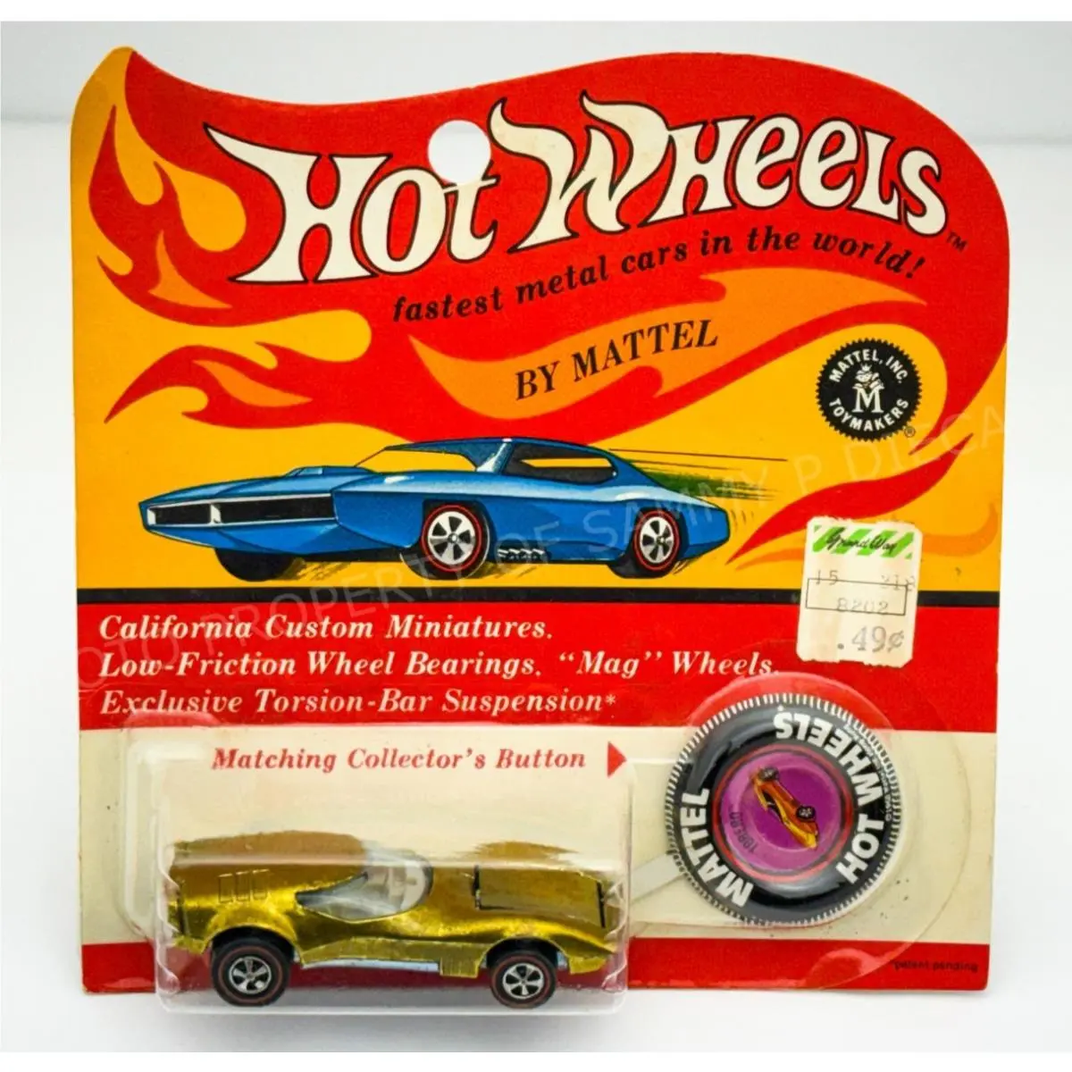 Hot Wheels Redline Torero Gold US White Interior in Blisterpack