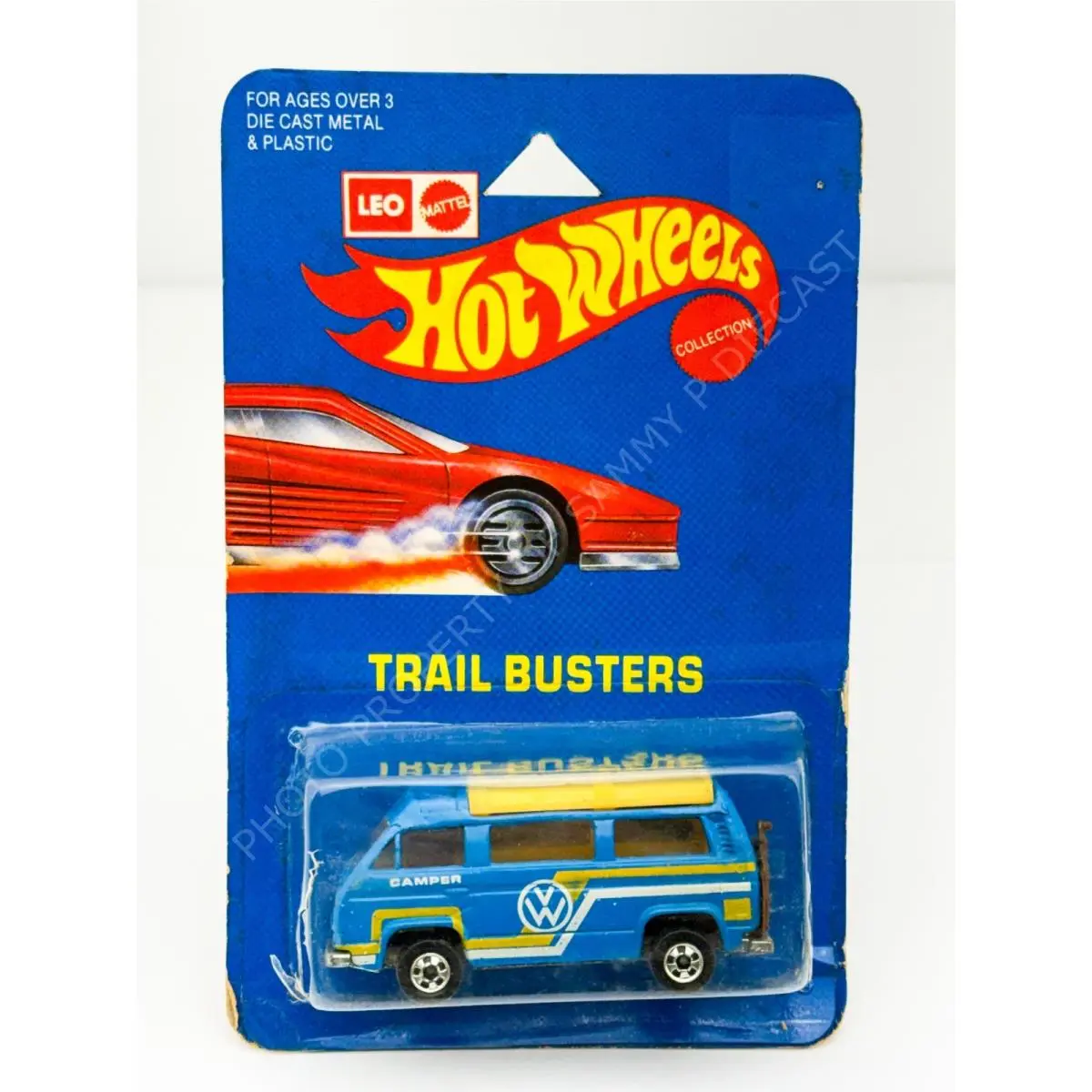 Hot Wheels Leo India Blackwall Sunagon Light Blue VW Tampo Blisterpack