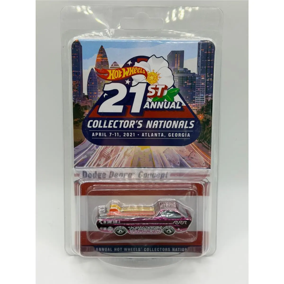 2021 Hot Wheels 21ST Nationals Dodge Deora Concept Dinner Car 02046/04000 Mint