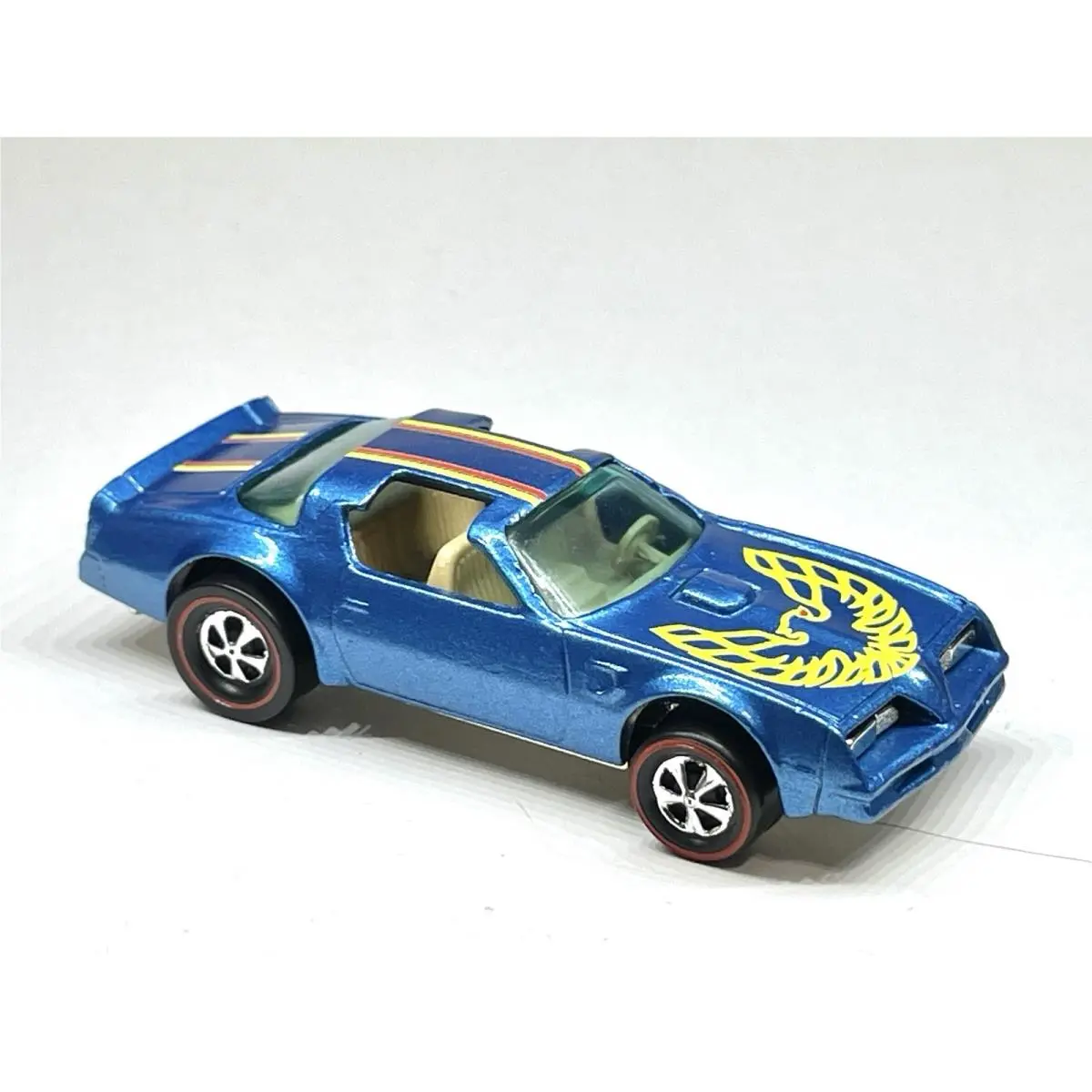 Custom Made Hot Wheels Hot Bird Blue Redline 80’s Firebird Hotbird