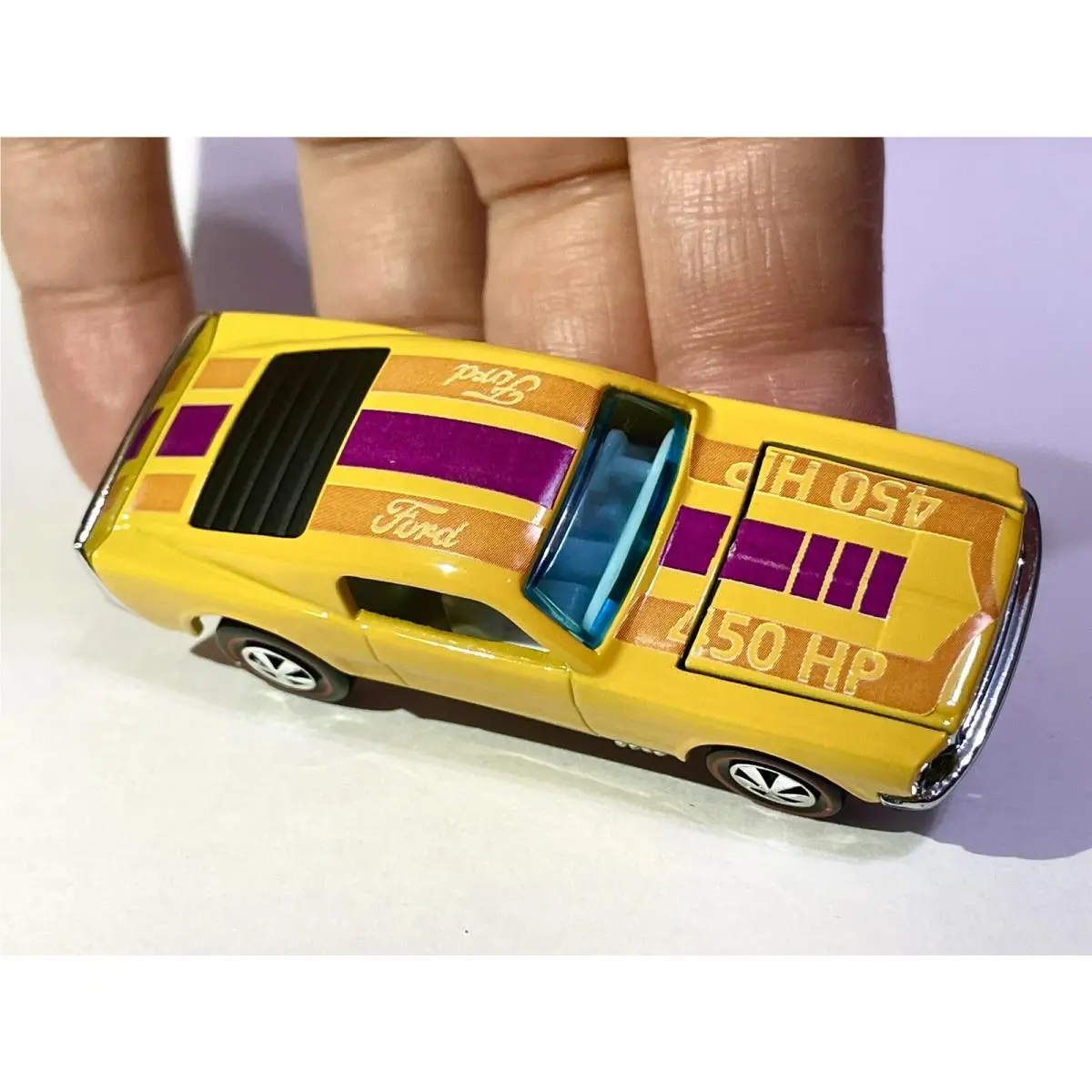 “custom Made ” Hot Wheels 68 Mustang Stocker Redline 1 Of 1 Stang