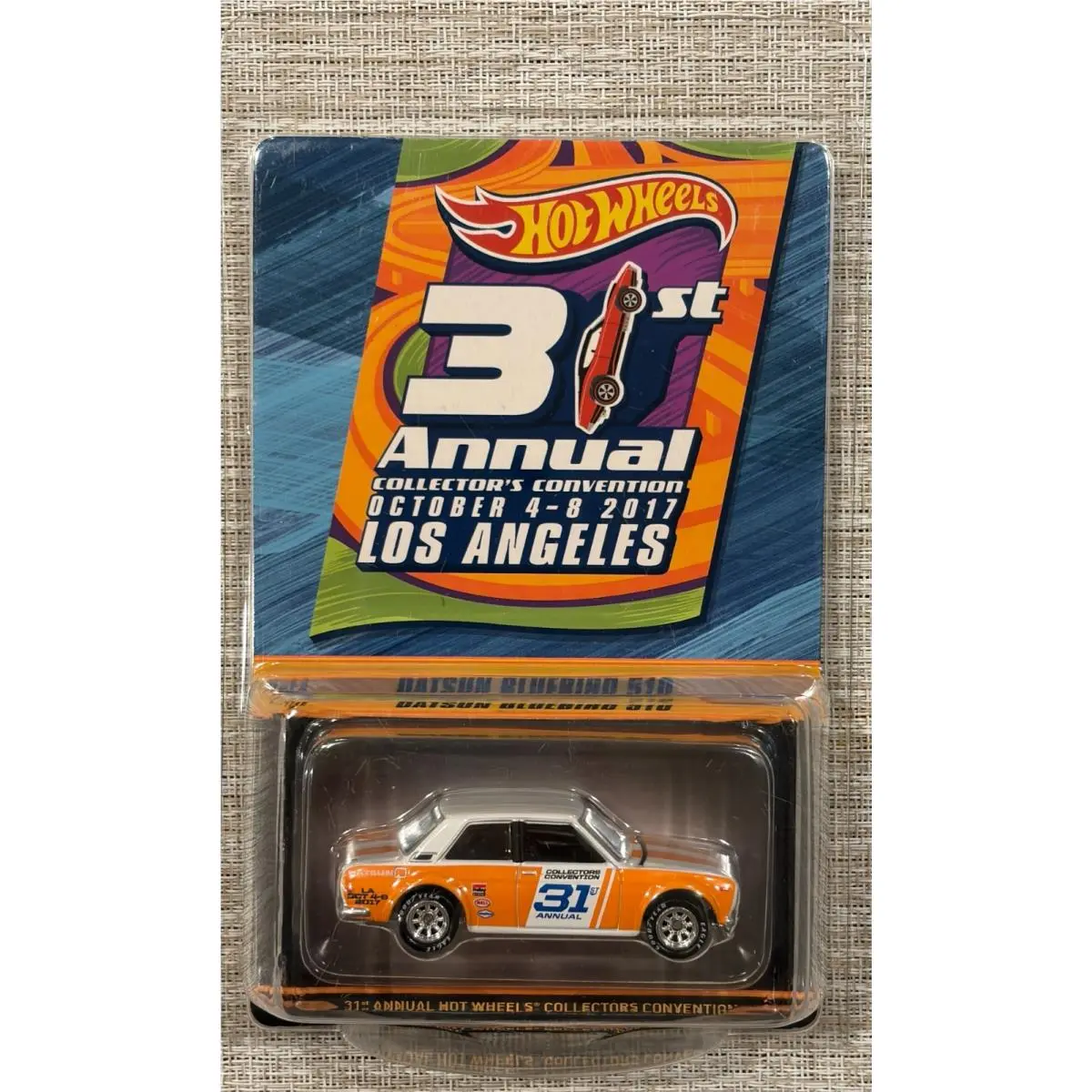 2017 Hot Wheels Annual Collectors Convention Datsun Bluebird 510 1266/3000