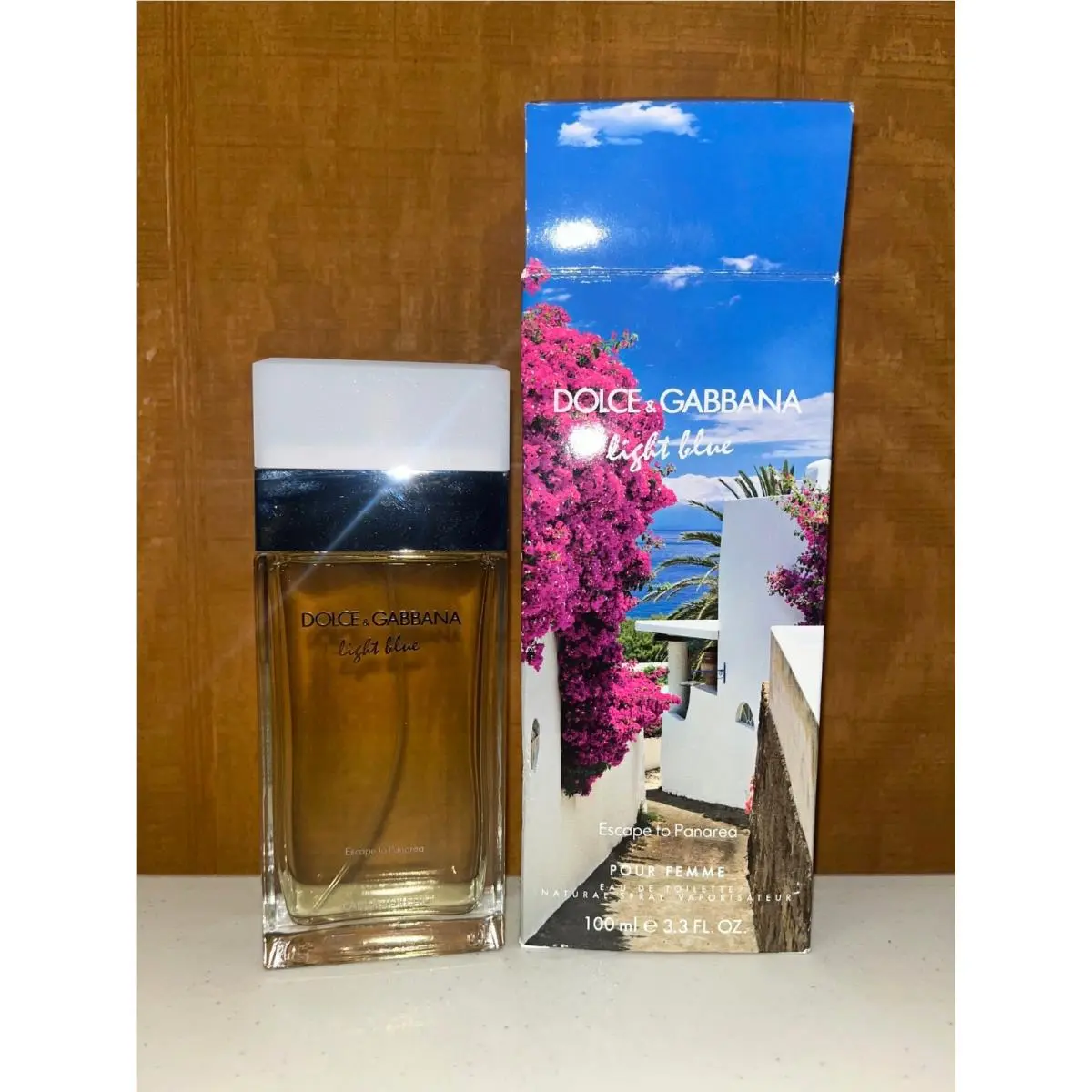 Unsealed Dolce Gabbana Light Blue Escape To Panarea Eau De Toilette 3.3 Oz by Dolce & Gabbana