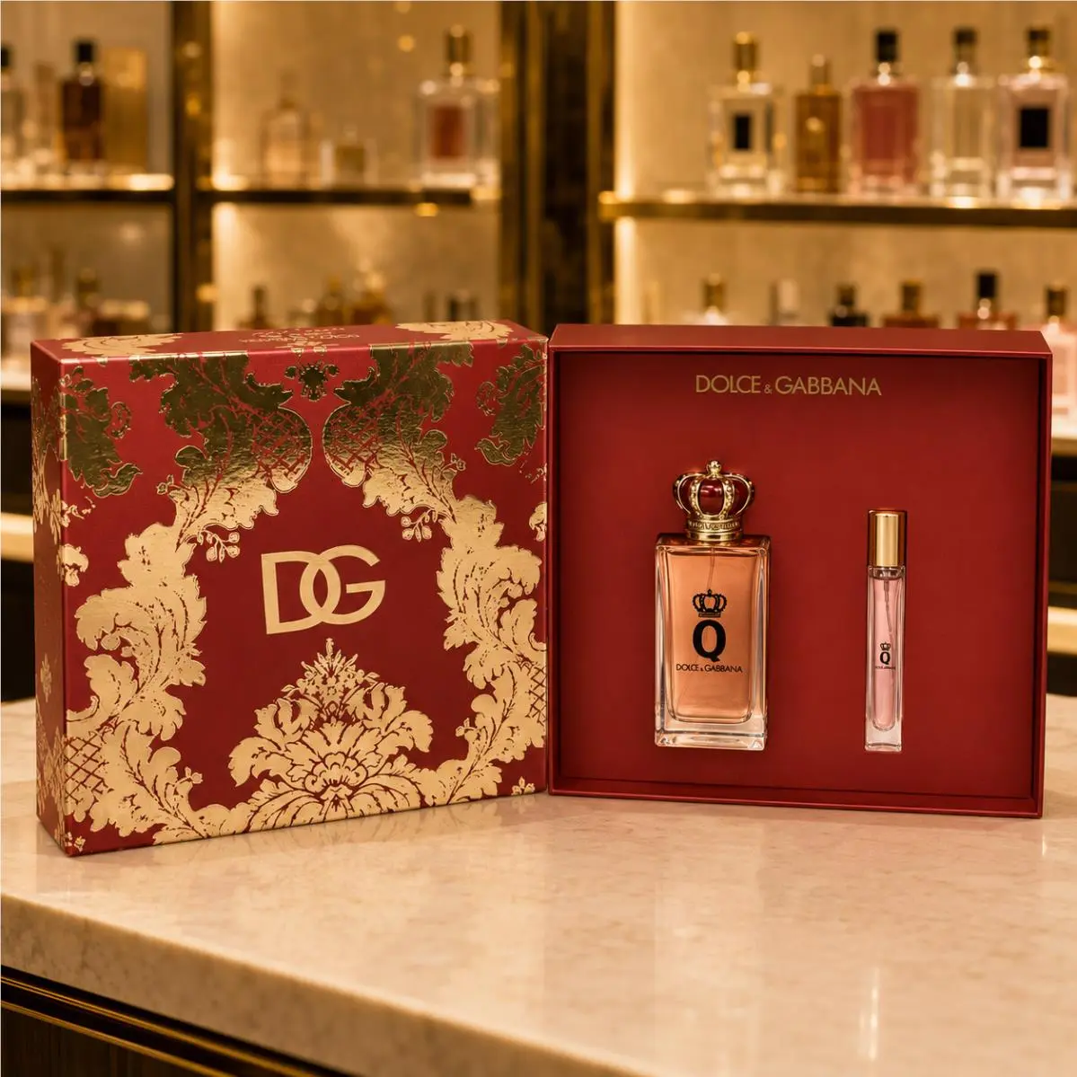 2 Pcs Q Gift Set By Dolce and Gabbana For Ladies by Dolce & Gabbana