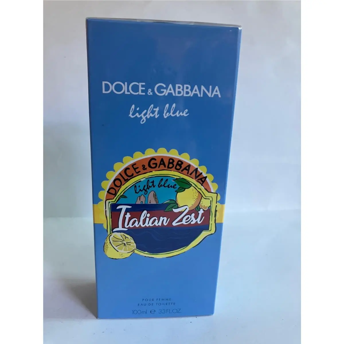 Dolce Gabbana Light Blue Italian Zest 3.3oz Edt Spray Rare by Dolce & Gabbana