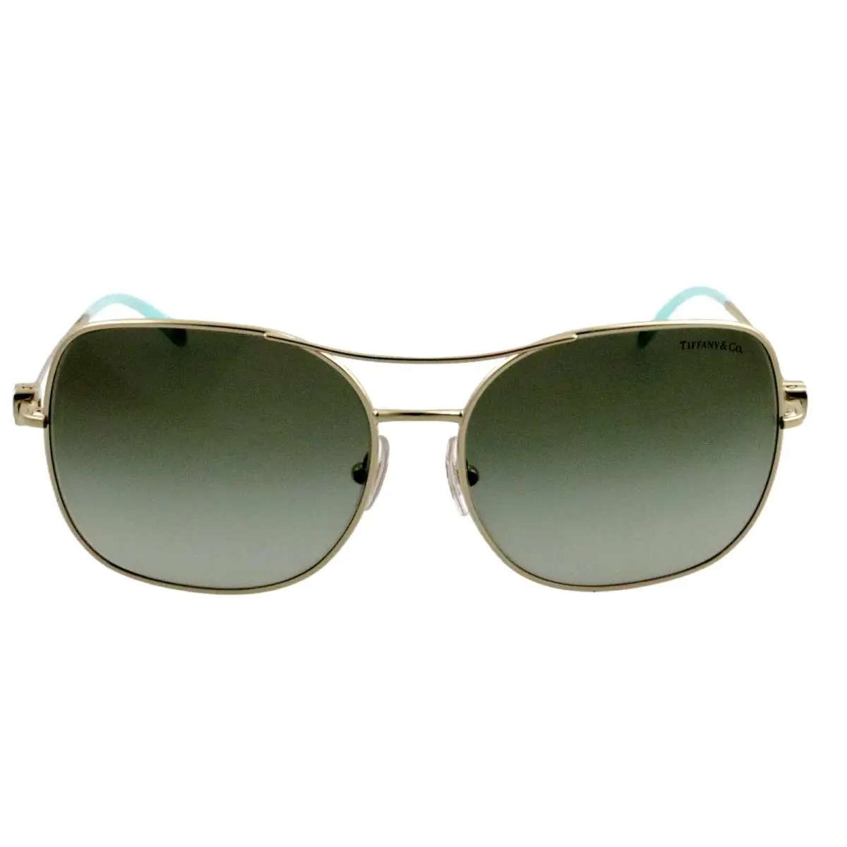 Tiffany Co. TF3037 6021/3M 59mm Gold Square Aviator Sunglasses Italy by Tiffany & Co.
