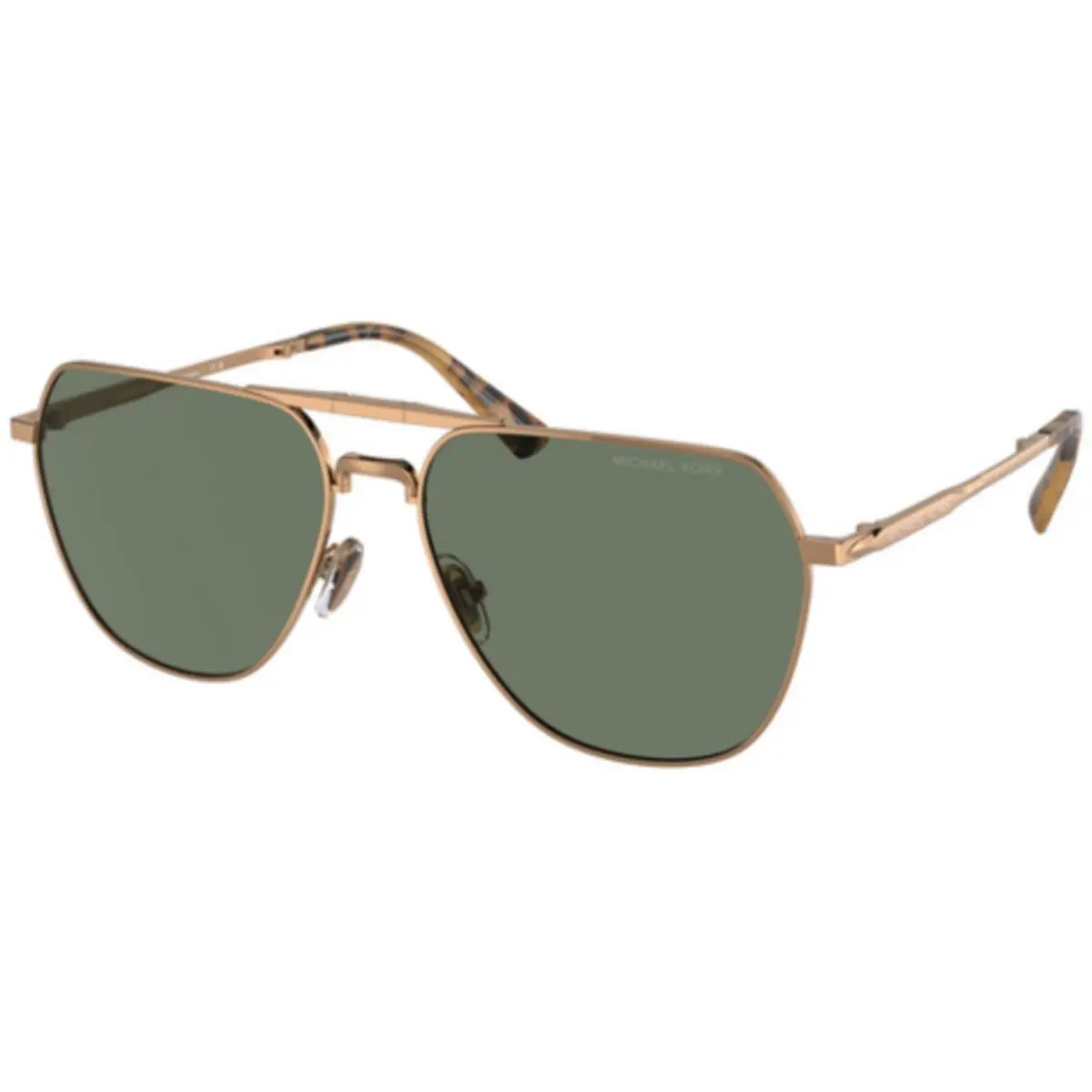 MK 1156 Shiny Gold / Olive Green 18993H Size 59 Sunglasses by Michael Kors