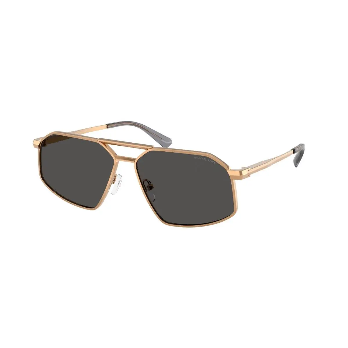 Michael Kors MK 1167 Beige Gold / Dark Grey Solid 189987 Size 60 Sunglasses