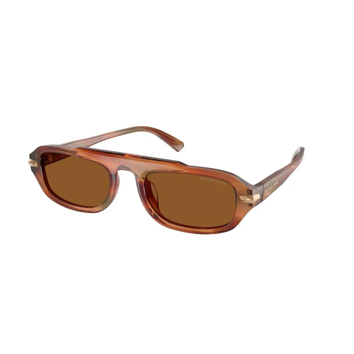 MK 2279 U Brown Horn / Amber Mono 403973 Size 55 Sunglasses by Michael Kors
