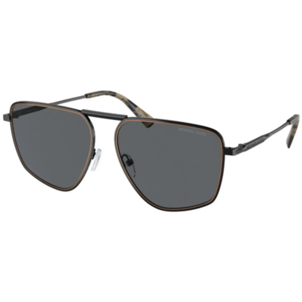 Michael Kors MK 1153 Silverton Shiny Black Dark Gre 100587 Size 58 Sunglasses