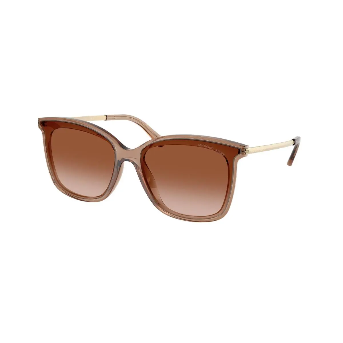 Michael Kors MK 2079 U Zermatt Brown Transparent Brow 39383B Size 61 Sunglasses