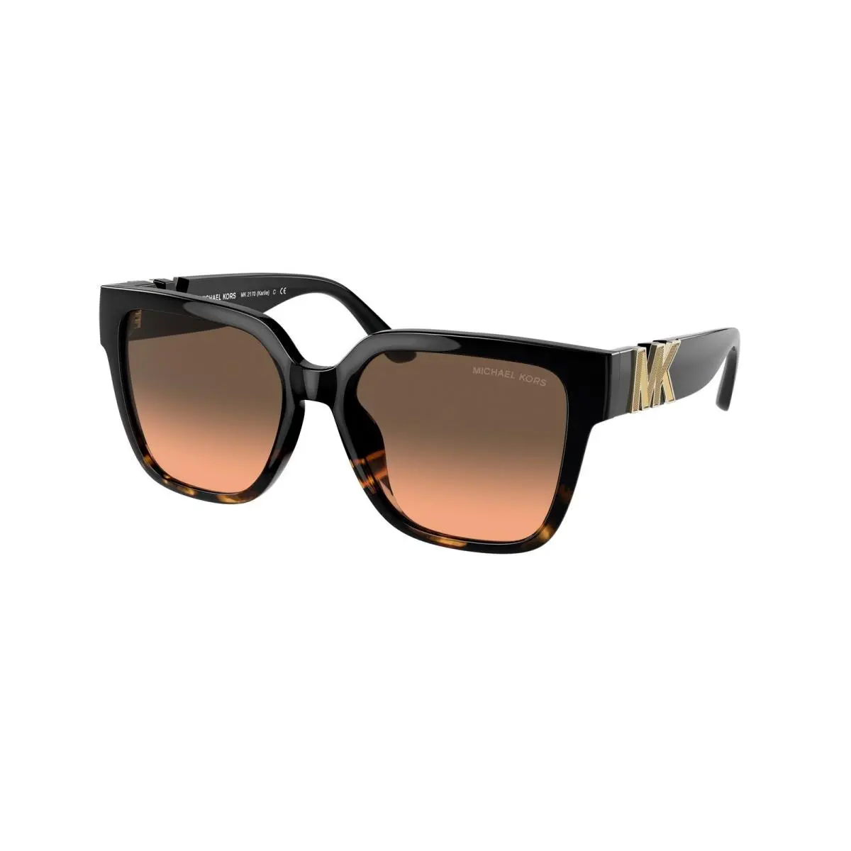 Michael Kors MK 2170 U Karlie Black/dark Tortoise Gre 390818 Size 54 Sunglasses