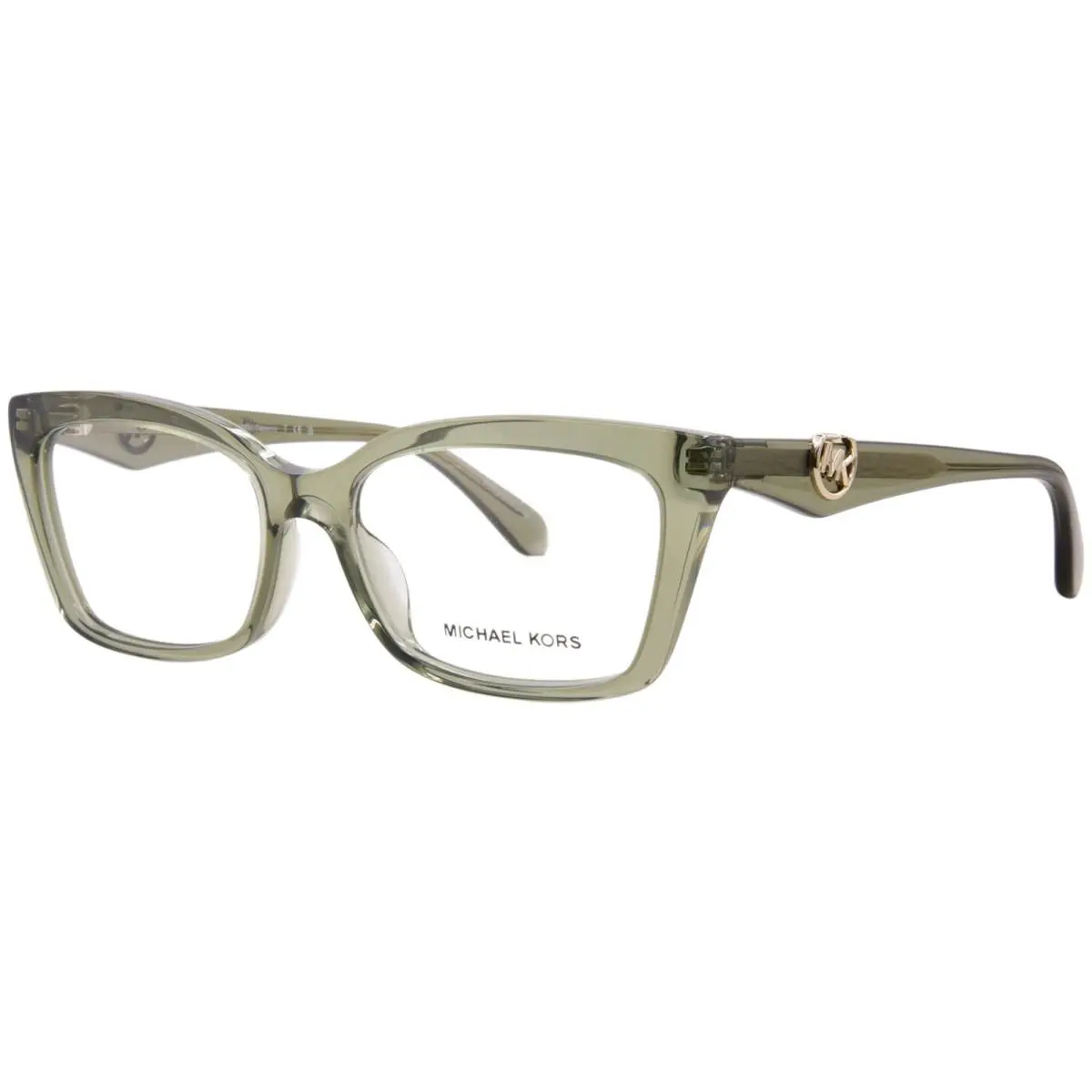 Michael Kors Garzeno MK4165U 3961 Eyeglasses Frame Women`s Green Full Rim 53mm