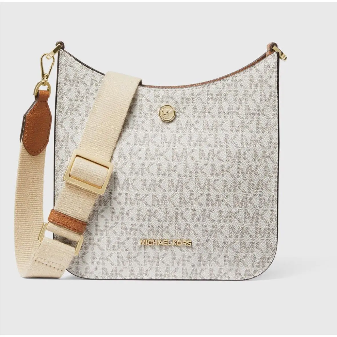 Briley Small Messenger Bag Vanilla Retail by Michael Kors