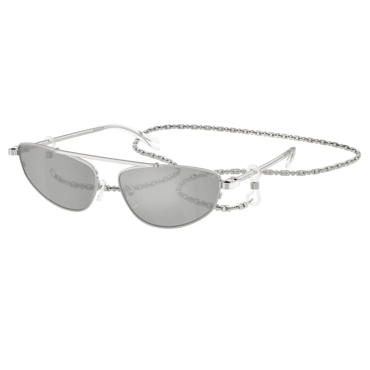 Michael Kors MK 1164 Silver Shiny / Mirror 19038V Size 60 Sunglasses