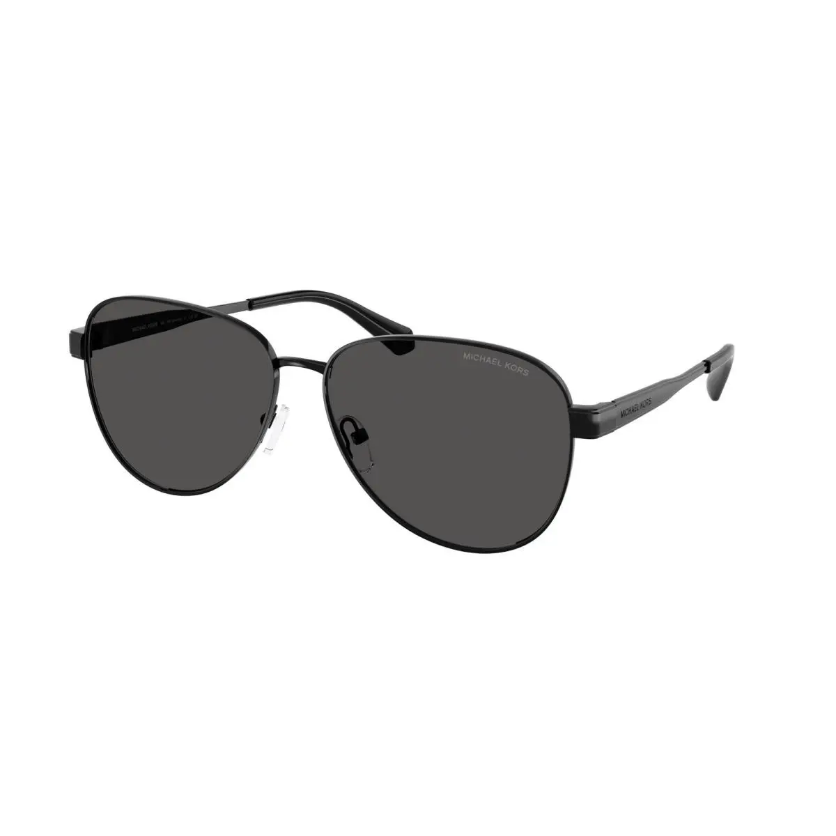 Michael Kors MK 1160 Biarritz Black Shiny Dark Grey 100587 Size 61 Sunglasses