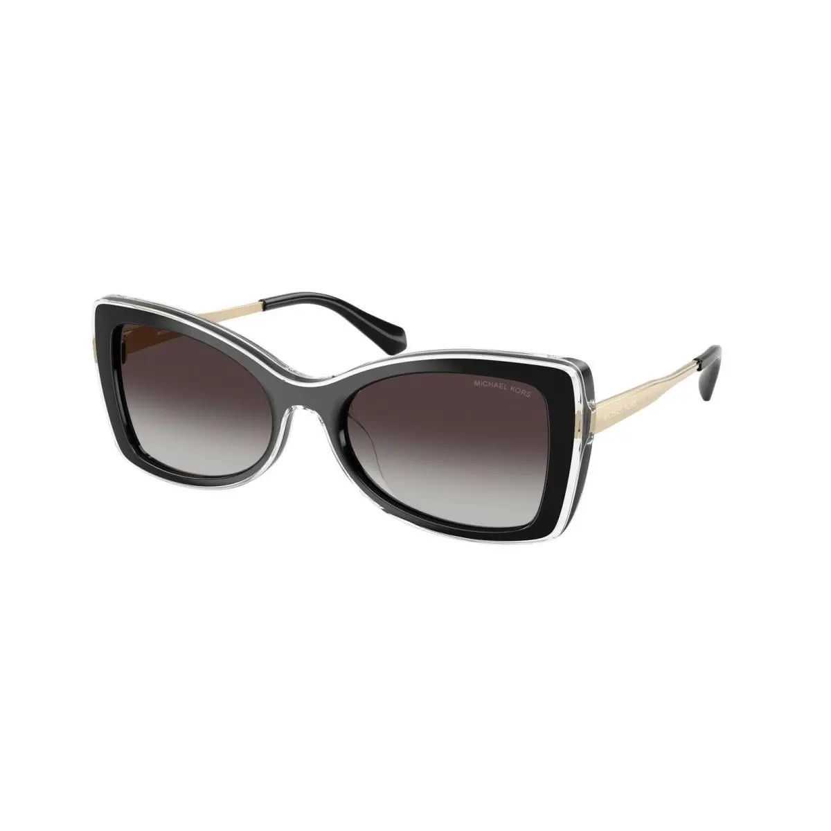 MK 2272 U Black / Light Grey Gradient 30058G Size 53 Sunglasses by Michael Kors