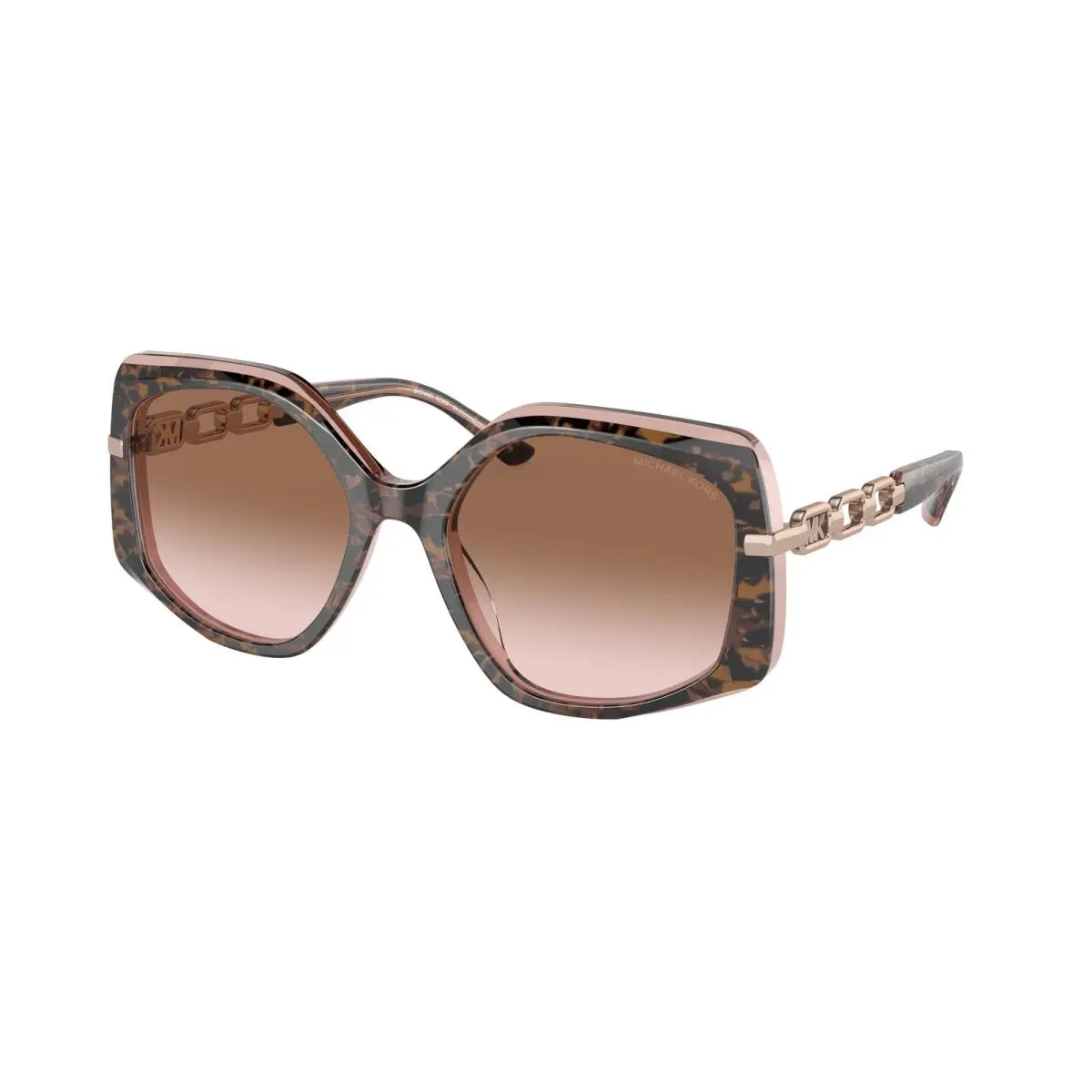 Michael Kors MK 2177 Cheyenne Pink Tortoise Brown P 325113 Size 56 Sunglasses