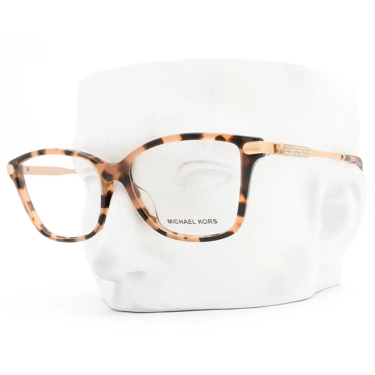 Michael Kors Georgetown Glasses MK 4105BU 3555 Coral Pink Brown Havana W/case