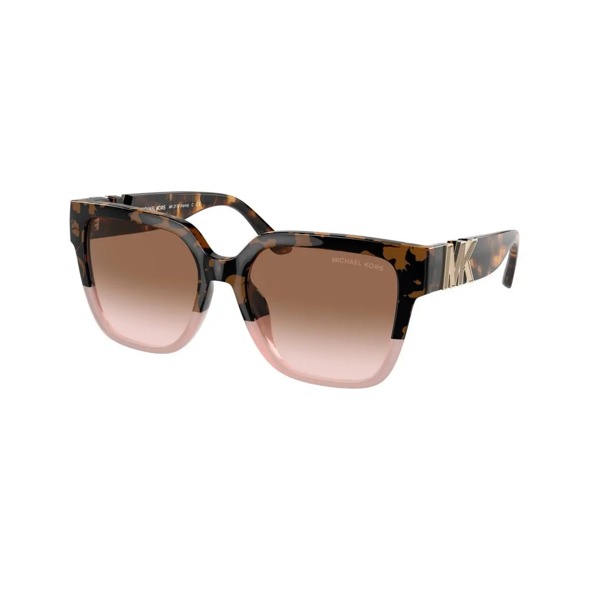 Michael Kors MK 2170 U Karlie Dark Tortoise/pink Brow 390913 Size 54 Sunglasses