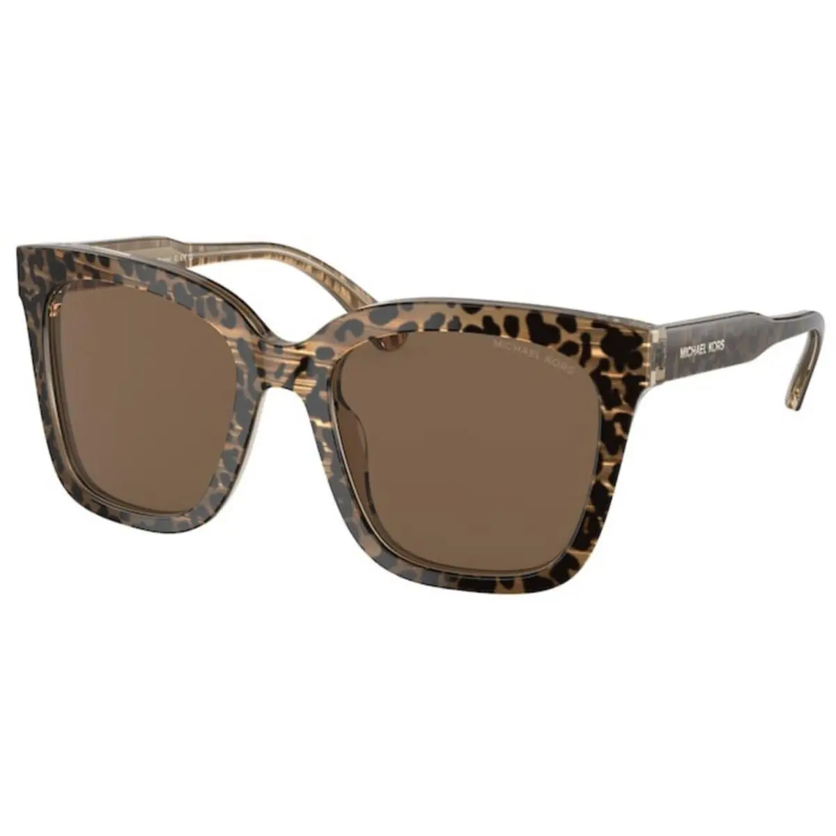 Michael Kors MK 2163 San Marino Brown Leopard 391773 Size 52 Sunglasses