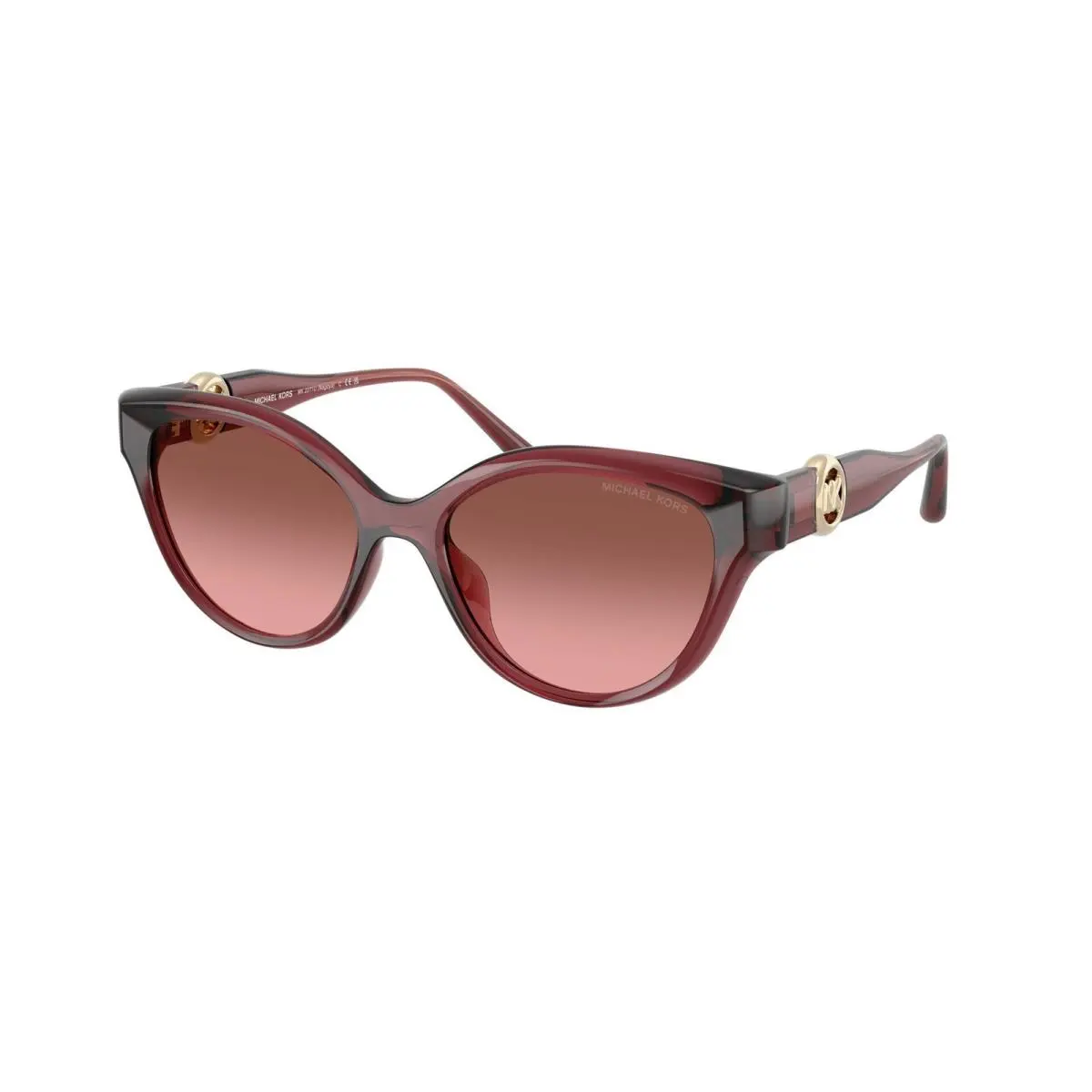 MK 2271 U Rosewood / Brown Rose Gradient 317511 Size 53 Sunglasses by Michael Kors