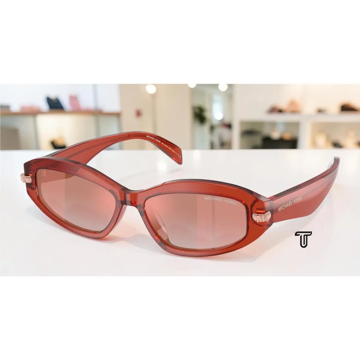 MK2260D 40356F Wilmington Pink Gradient Pink 54mm Womens Sunglasses by Michael Kors