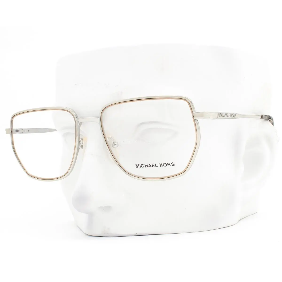 Michael Kors Steamboat Eyeglasses Glasses MK 3080 1893 Silver Bronze 56mm W/case