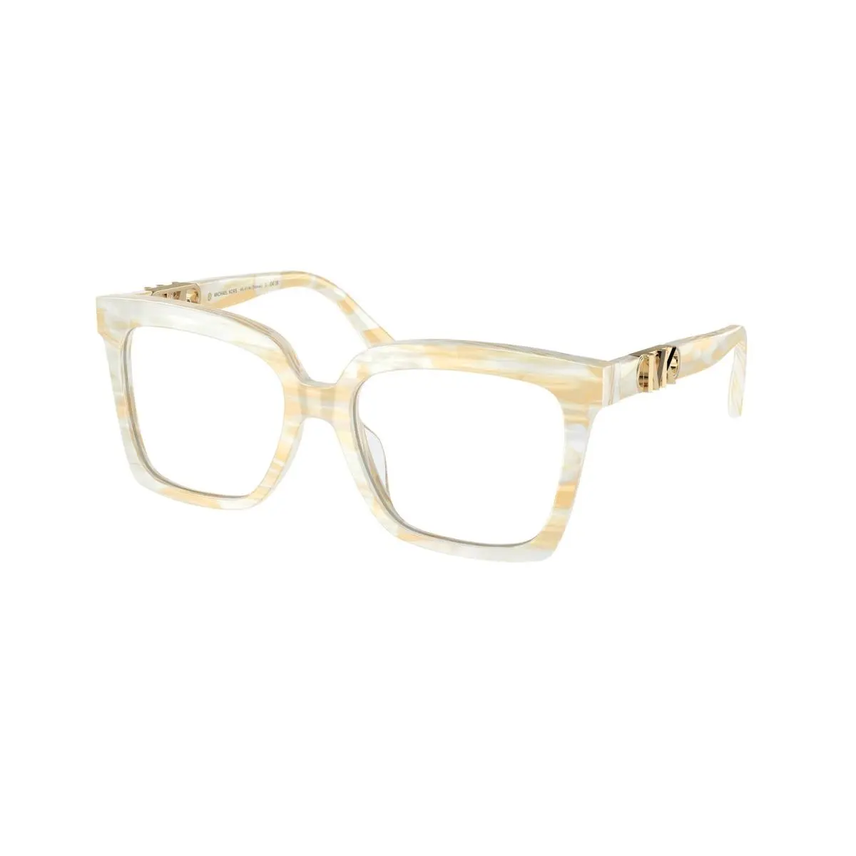 Michael Kors MK 4119 U Nassau Ivory Horn 4001 Size 53 Eyeglasses