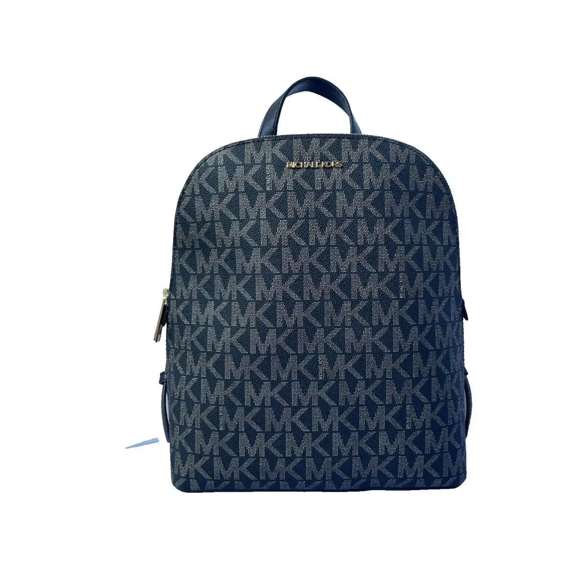 Michael Kors Cindy Large Backpack MK Logo Blk/gold