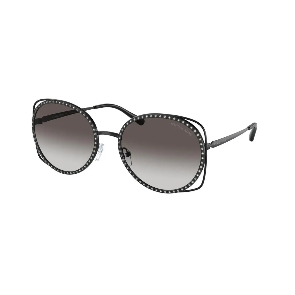Michael Kors MK 1118 B Rialto Black Dark Grey Gradien 10058G Size 57 Sunglasses