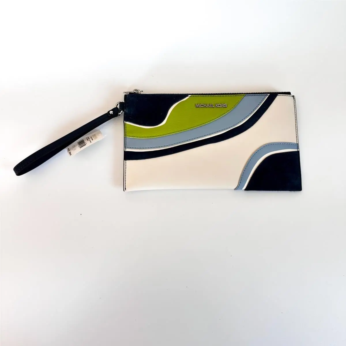 Jet Set Travel Lg Tz Wristlet Navy Multi Color by Michael Kors