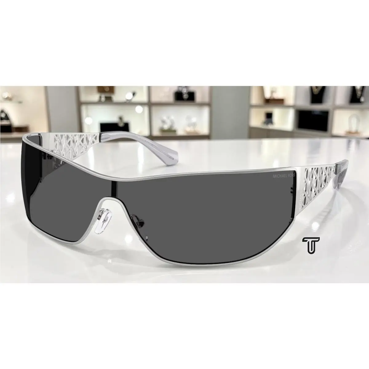 MK1180 1014AK Melbourne Silver Grey 43 mm Women`s Sunglasses by Michael Kors