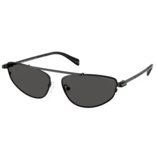 Michael Kors MK 1164 Black Shiny / Dark Grey Solid 100587 Size 60 Sunglasses