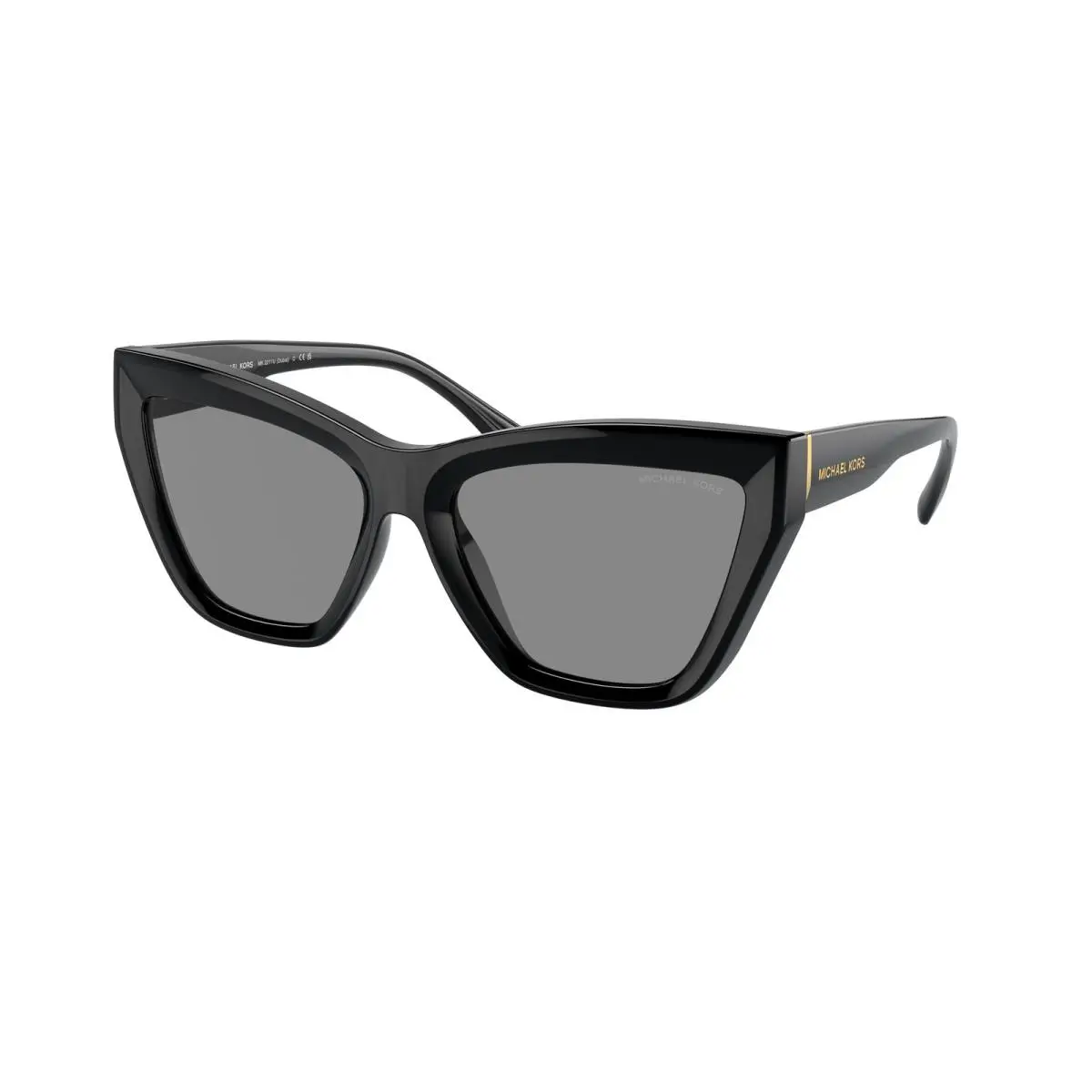 Michael Kors MK 2211 U Dubai Black Dark Grey Solid 30053F Size 57 Sunglasses