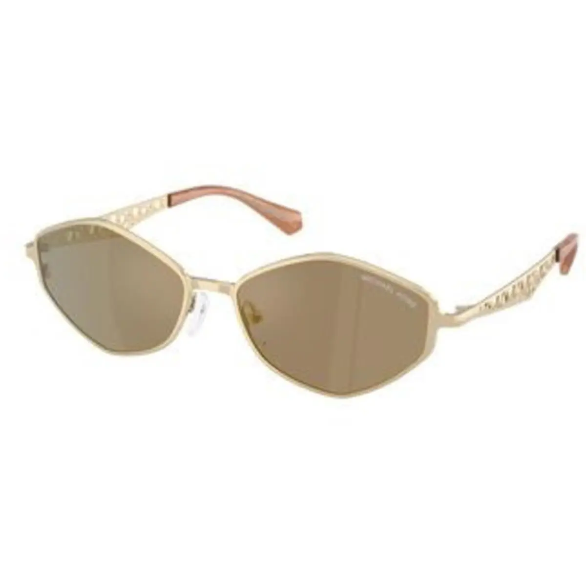 Michael Kors MK 1181 Light Gold / Dark Grey Mono 10144T Size 56 Sunglasses