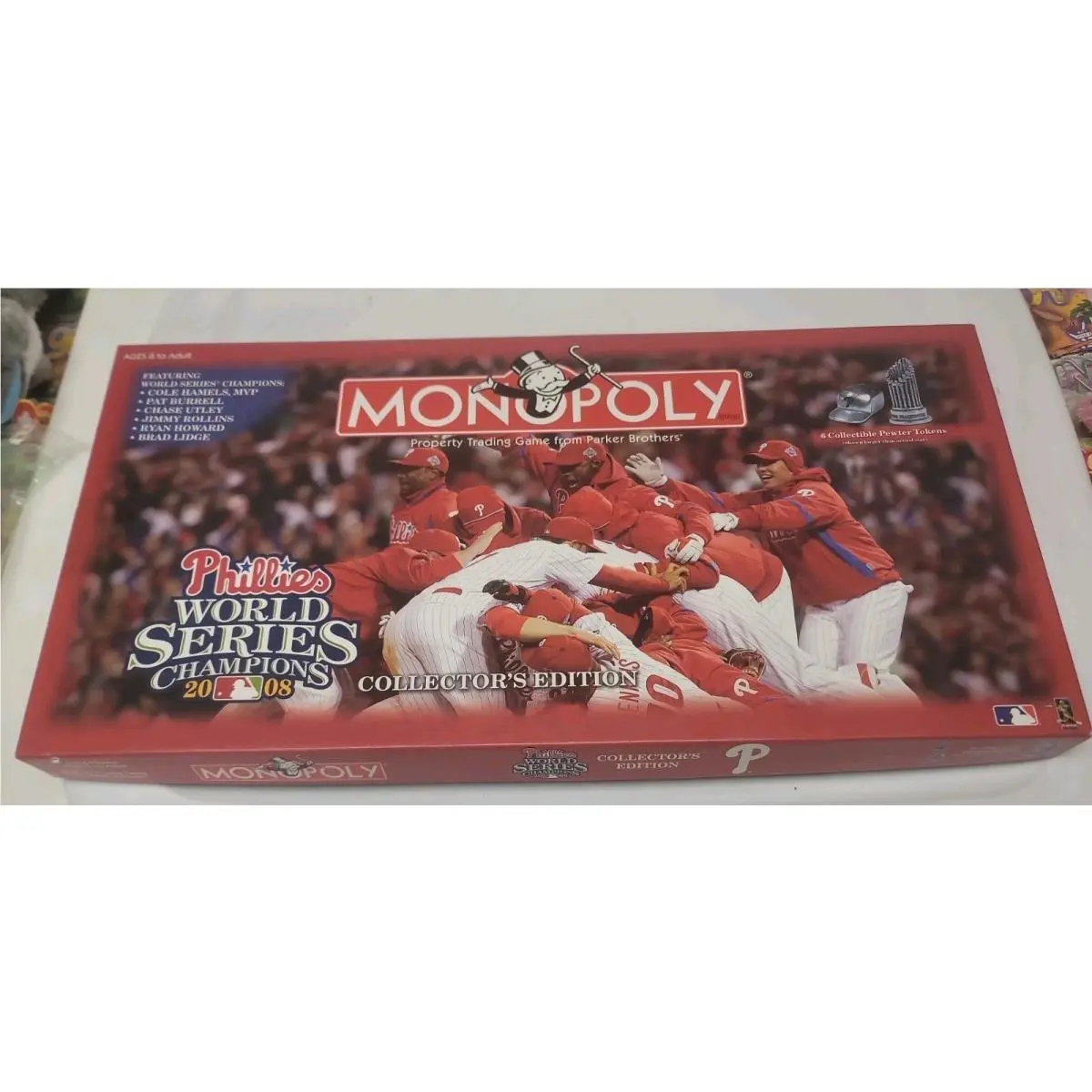2008 Monopoly Phillies World Series Champions Edition Pewter Tokens