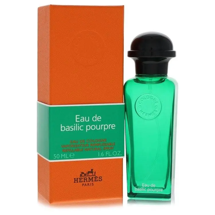 Eau De Basilic Pourpre Eau De Cologne Refillable Spray Unisex By Hermes - 1.6