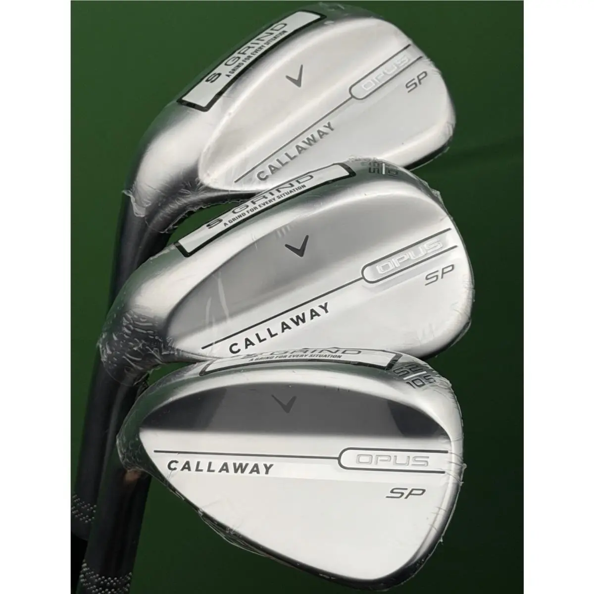 Callaway Opus SP Chrome Wedge Set Left Hand 52-10 56-10 60-10 Steel LH